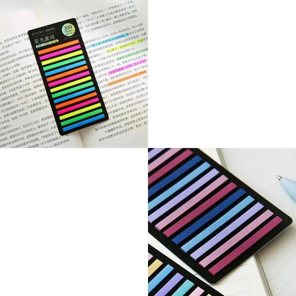 LXAA 300 Stück selbstklebende Registerblätter zum Lesen von Notizen = unverwechselbarer Stil