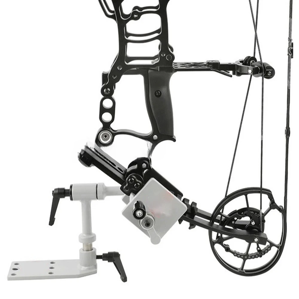 Compound bow adjustment stand multi-angle bow and arrow debugging vise metal bow adjustment stand outdoor supplies