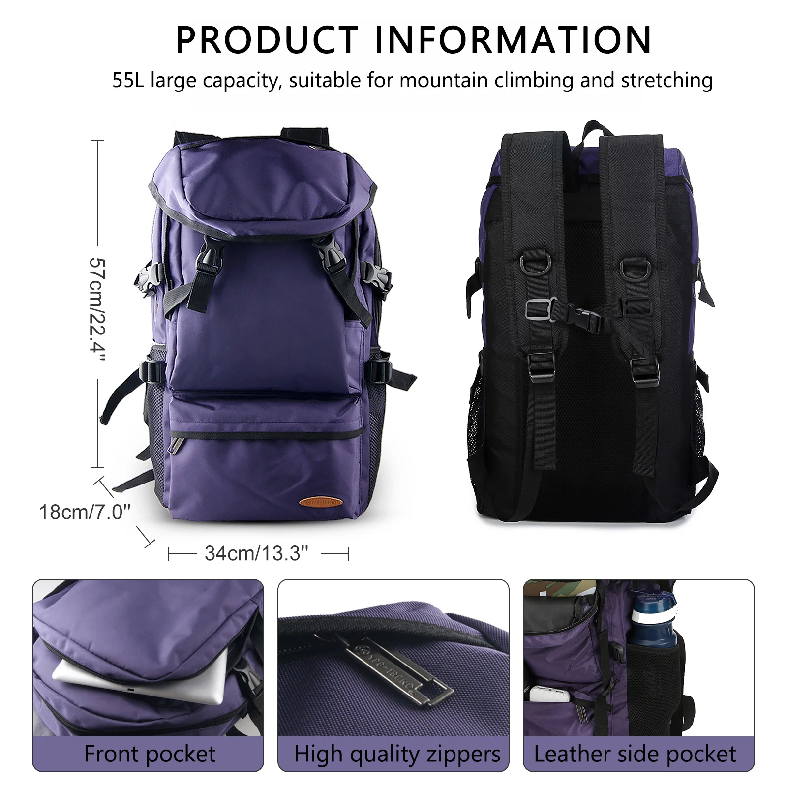 34L Tactical Backpack Travel Camping Hunting Hiking Bag Molle Assault Rucksack Men Backpacks Women Mountaineering backpack airga