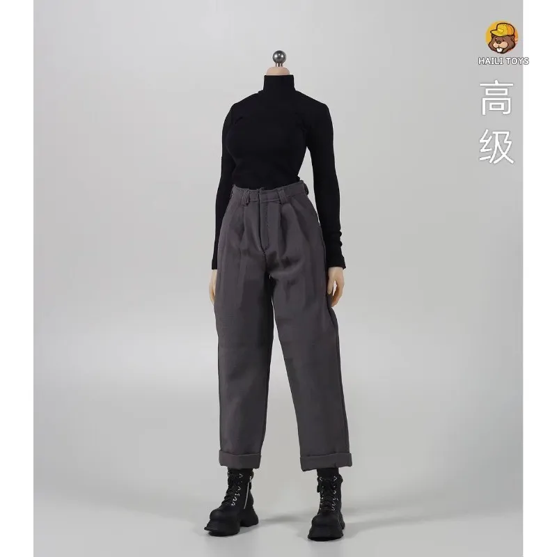 1/6 Scale Soldier Casual Long Sleeved Top and Pants Model for 12'' Female