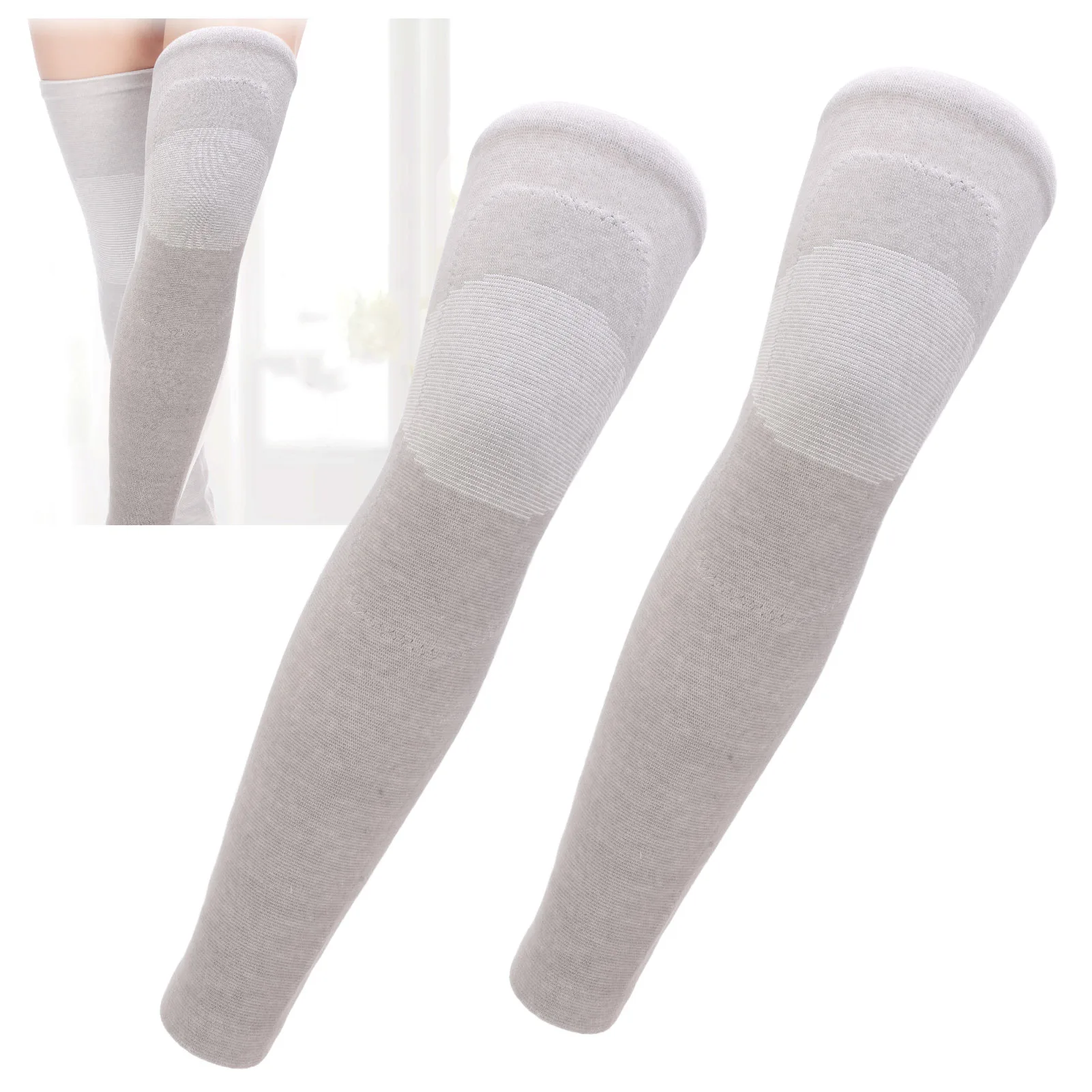 1 زوج الشتاء تدفئة الركبة الحرارية رشاقته الركبة كم وسادة هدفين للنساء الرجال المشتركة دعامة الركبة تدفئة الركبة الحرارية تدفئة الركبة #5