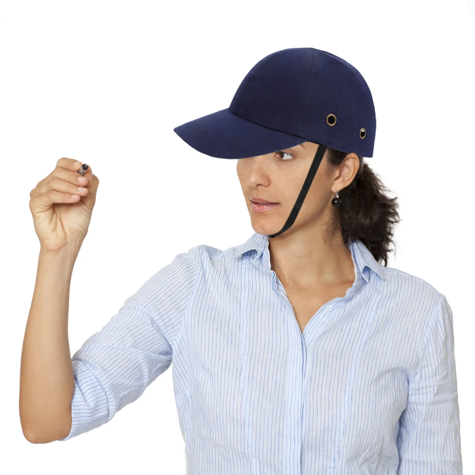 Safety Bump Hat One Size Adjustable Classic Hard Baseball Cap Protective Lightweight Head Cover for Outdoors Bump Hat