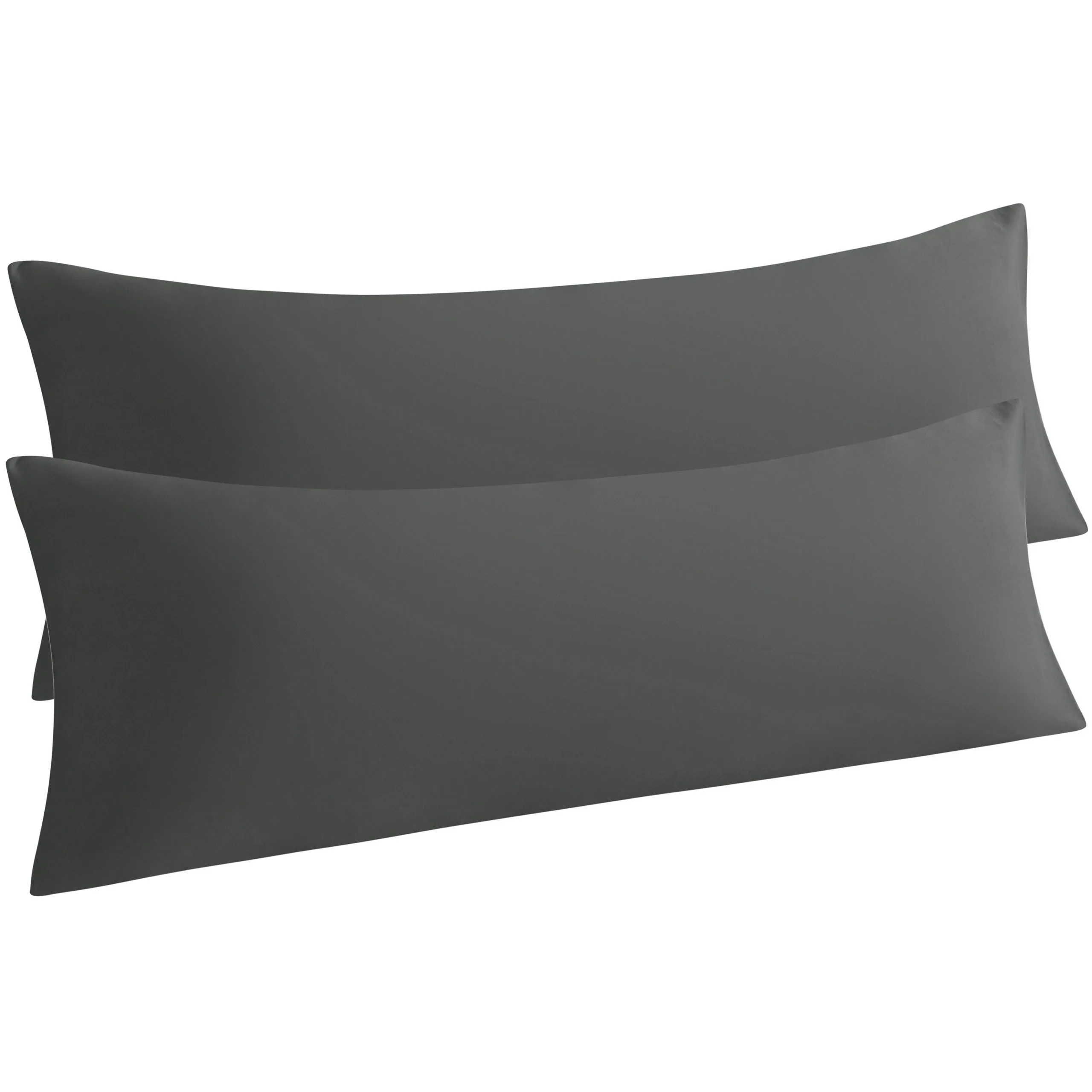 

Ntbay 2 Pack Microfiber Ultra Soft Body Pillowcase with Envelope Closure, Stain Resistant Body Pillow Cover, 20" x 54"