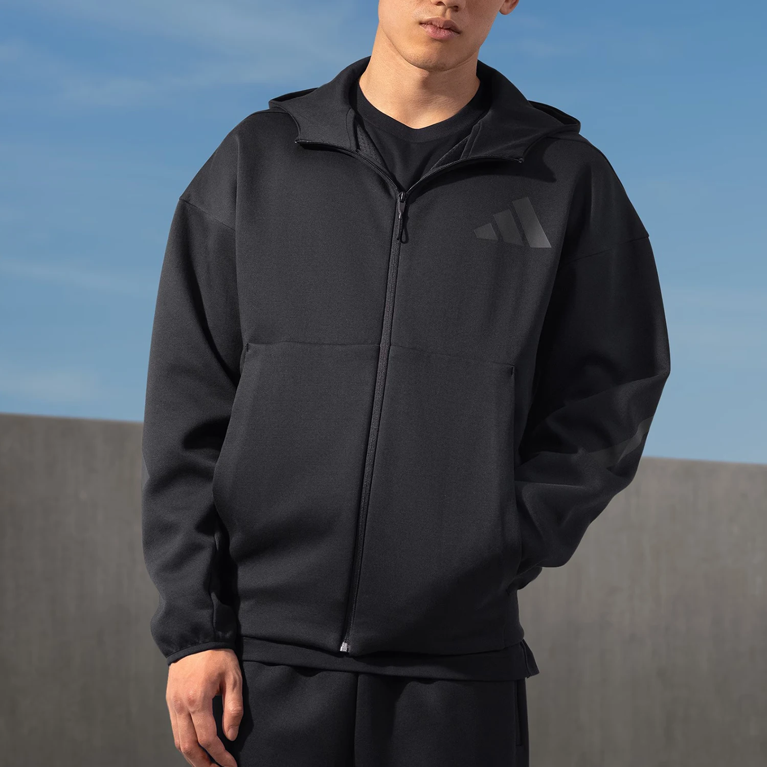 

Adidas Originals M Z.N.E. FZ Men's Knitted Outdoor Hooded Jacket JE7538