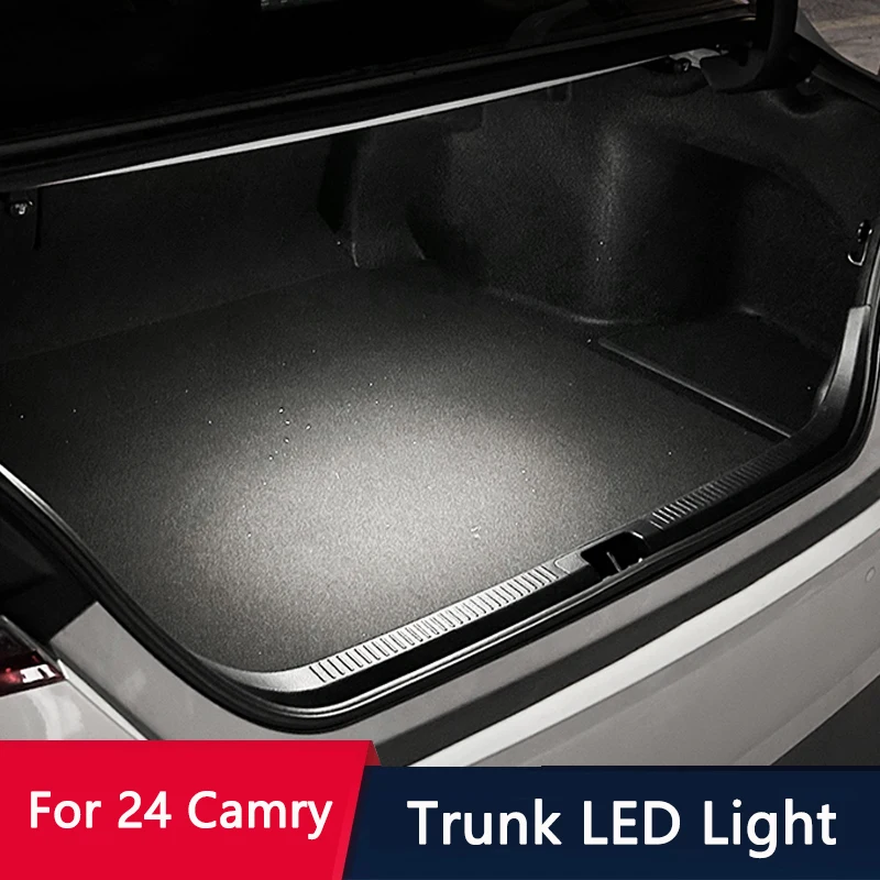 QHCP Car Trunk Lamp Trunk Light Bulb Led Luggage Lights LED High Brightness Bulbs Fit For Toyota Camry 2025 Interior Accessories