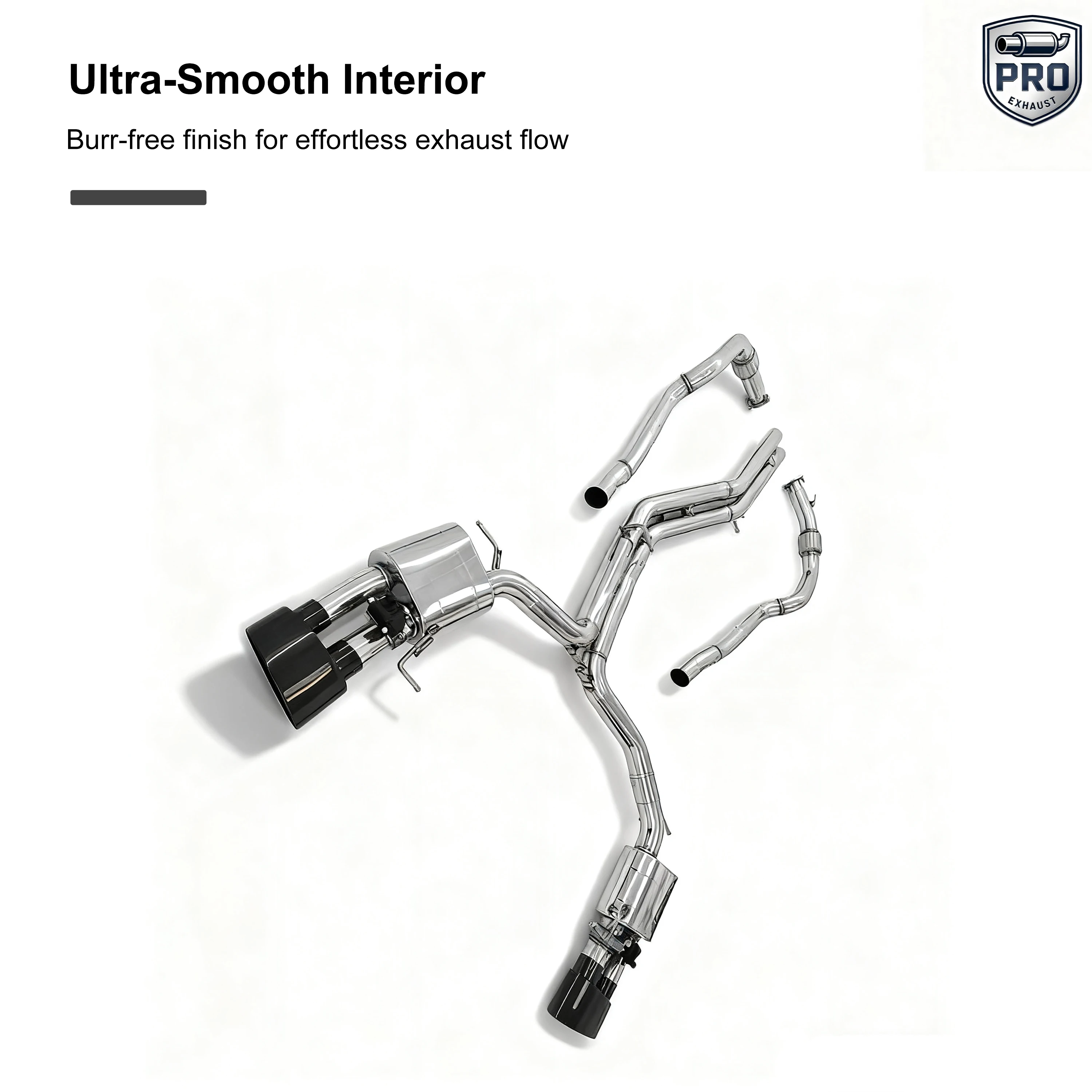 PRO Exhaust System Performance for Audi S6 S7 RS6 RS7 C7 4.0T 2013-2018 Valvetronic Catback Muffler Exhaust Middle X Pipe