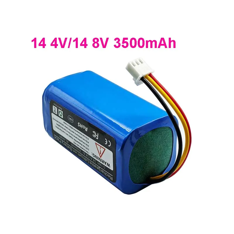 

Rechargeable Battery 14 4V 14 8V 3500mAh 18650 For LIECTROUX C30B XR500 E30 Midea M4 i6 Power Tool