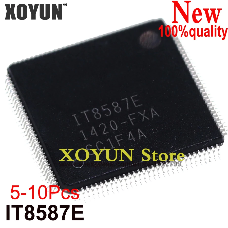 (5-10piece)100% New IT8587E FXA FXS EXS EXA CXS DXS Computer chips IC QFP-128