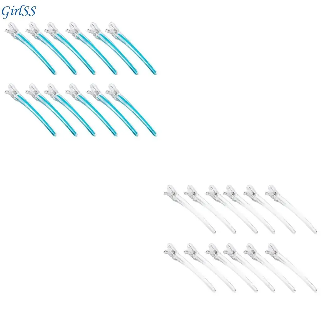 

Hairdressings Sectioning Hair Clip,Hair Cutting Clip,Plastic Duck Bill Hair Clip T4MB