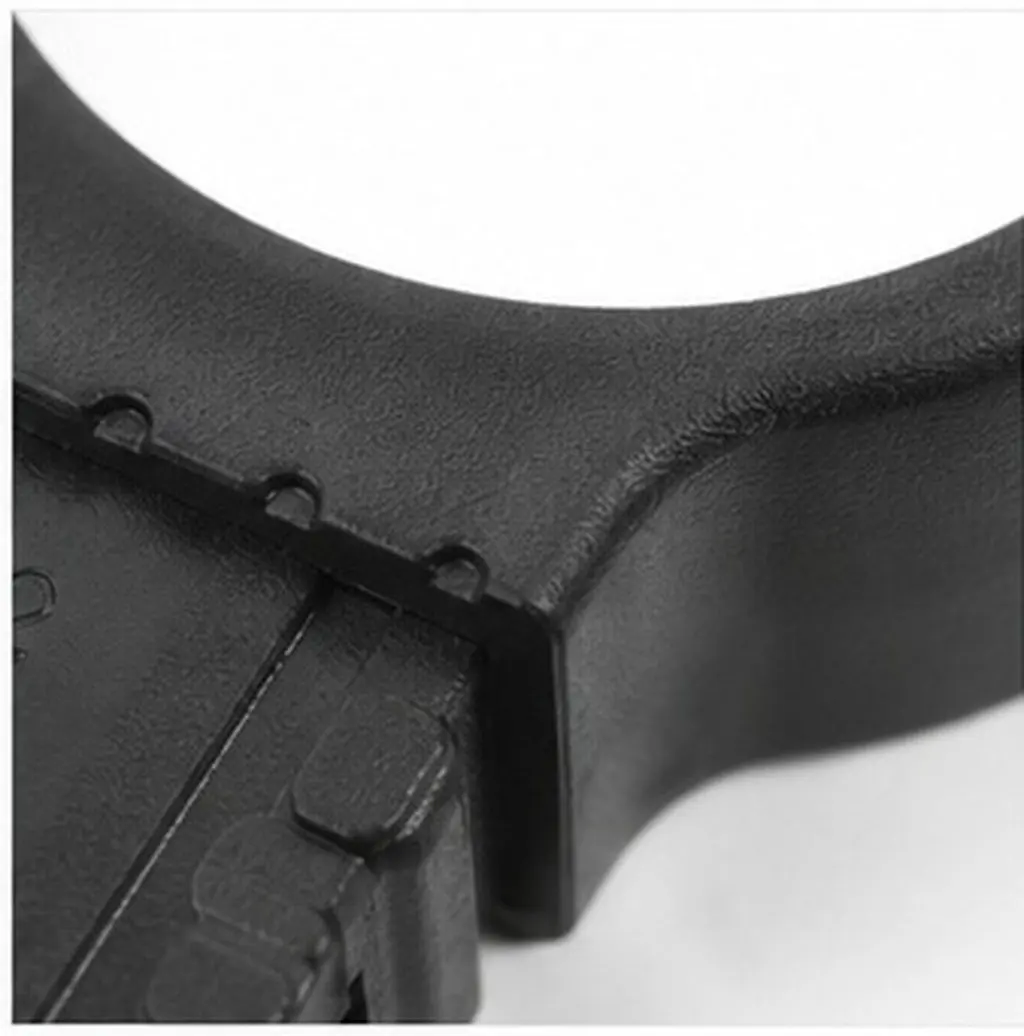 2Pcs Telescoping Ladder Accessories Black Extension Ladder Rings 2.8x2.68 Replacement Parts Heavy Duty Repair Kit for Smooth