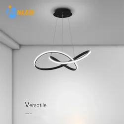 Modern Indoor LED Hanging Lamps 50cm Home Decor Lighting Fixtures for Living Room Dining Room Hall Bedroom Hotel Pendant Lights