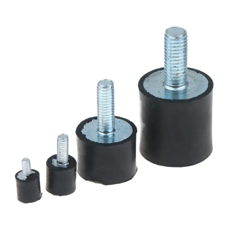 4Pcs M3-M8 VD Internal And External Thread Shock-absorbing Rubber Shock Absorber