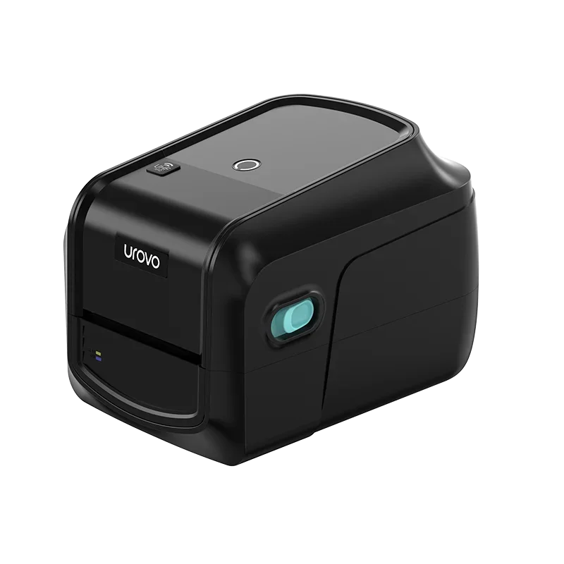 2025 venda quente Urovo D812R Plus Impressora de etiquetas RFID de mesa: codificação de etiqueta no passo de alta velocidade de 15 mm