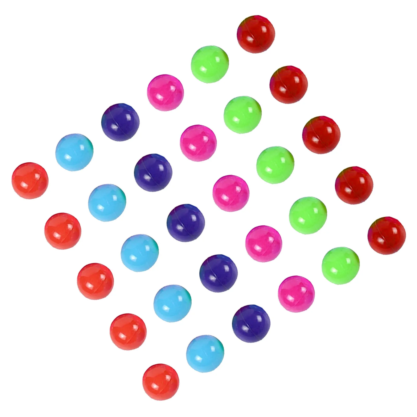 25 Piezas de Pelotas de Plástico para Piscina de Pelotas, 5.5 cm, Juego de Pelotas para Niños, 7-10 Colores Surtidos, para Tienda de Juegos, Piscina, Fiesta de Cumpleaños, Desarrollo Sensorial