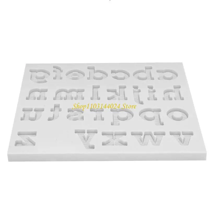 

N5KE 26 English Letters Numbers Keychain Epoxy Resin Mold Handmade Hanging Pendants Silicone Mould DIY Crafts Jewelry