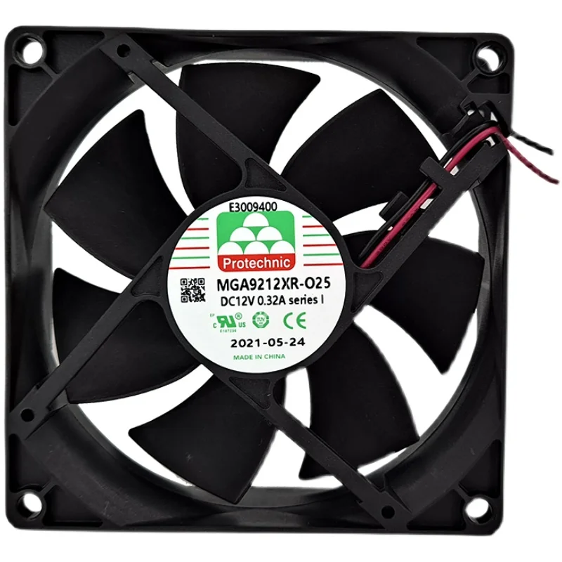 

MGA9212XR-O25 I 12V 0.32A 9225 2900rpm new Yongli fan