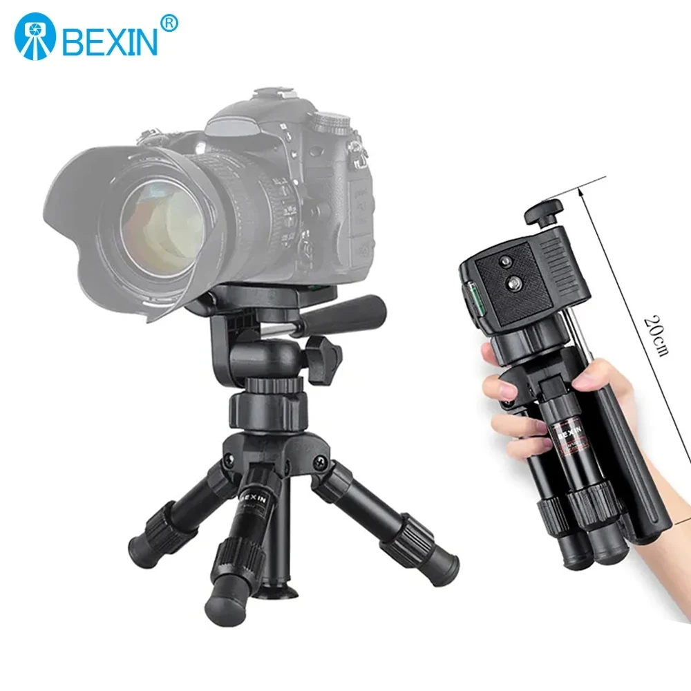 BEXIN MS02 Мини Компактный Портативный Штатив Для Фотографии Путешествия Камера Штатив Стенд Видео Кронштейн Для Селфи для DSLR Камеры Мобильного Телефона