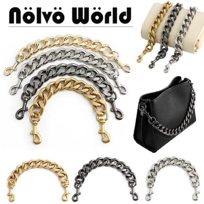 30/39/4560/100/120cm Durable Aluminum Chains for Handbags Jewelry  Fashion Accessories Wear Resistant Lightweight DIY Wallet