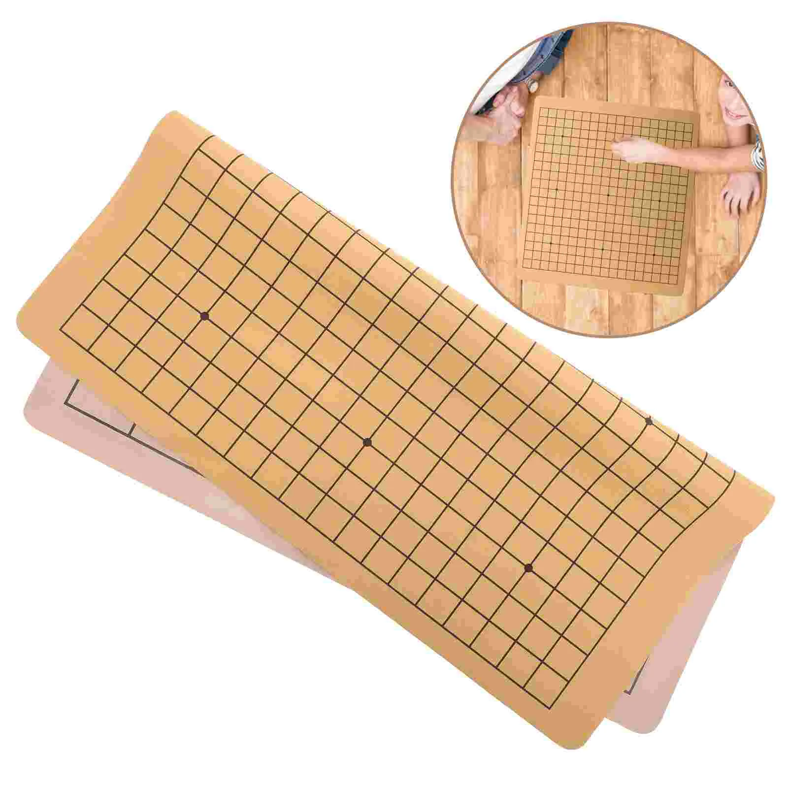 Chinese Chess Board Go Double-sided Velvet Student Adult Foldable Imitation Game Accessory Chessboard