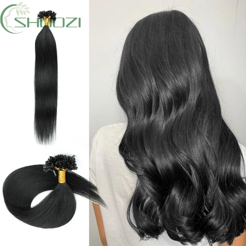 #1 Real Human Hair Extensions U Tip 14-24