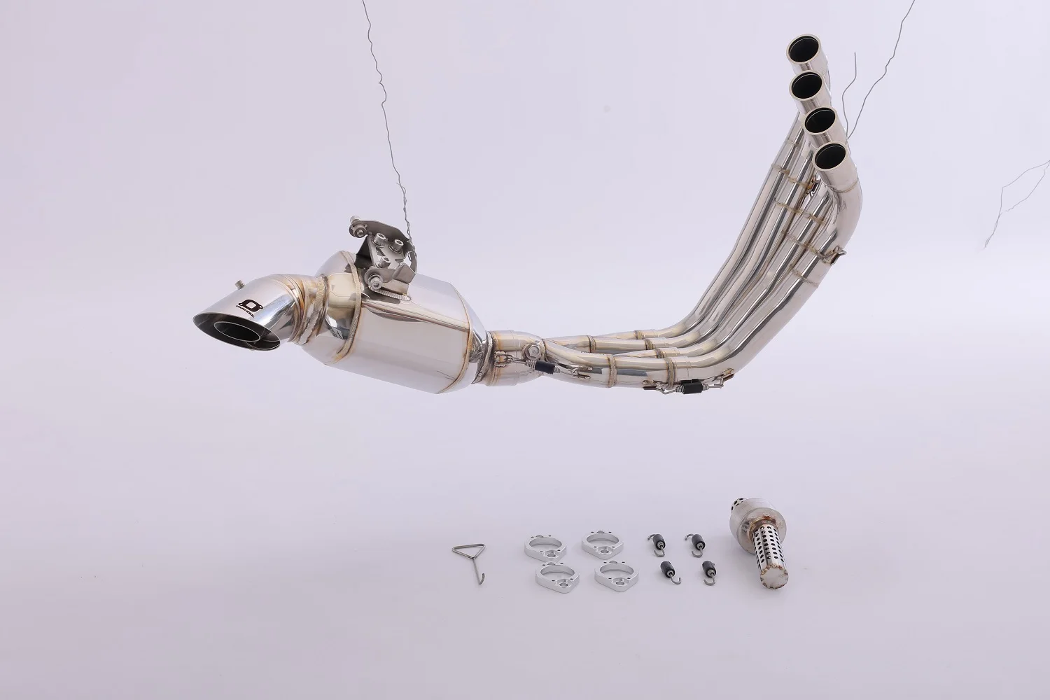 High Performance After Market Titanium Steel Motorcycle Exhaust System Muffler Pipe for 1300cc Sport Bike 2021-2024, Escape
