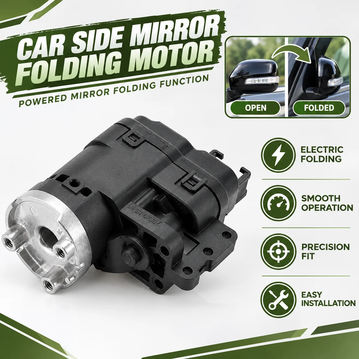 For Mitsubishi Strada Triton MK5/Nissan Sylphy‌ Sentra B17 Car Side Mirror Motor Fold Rearview Power Assembly Door Side Module