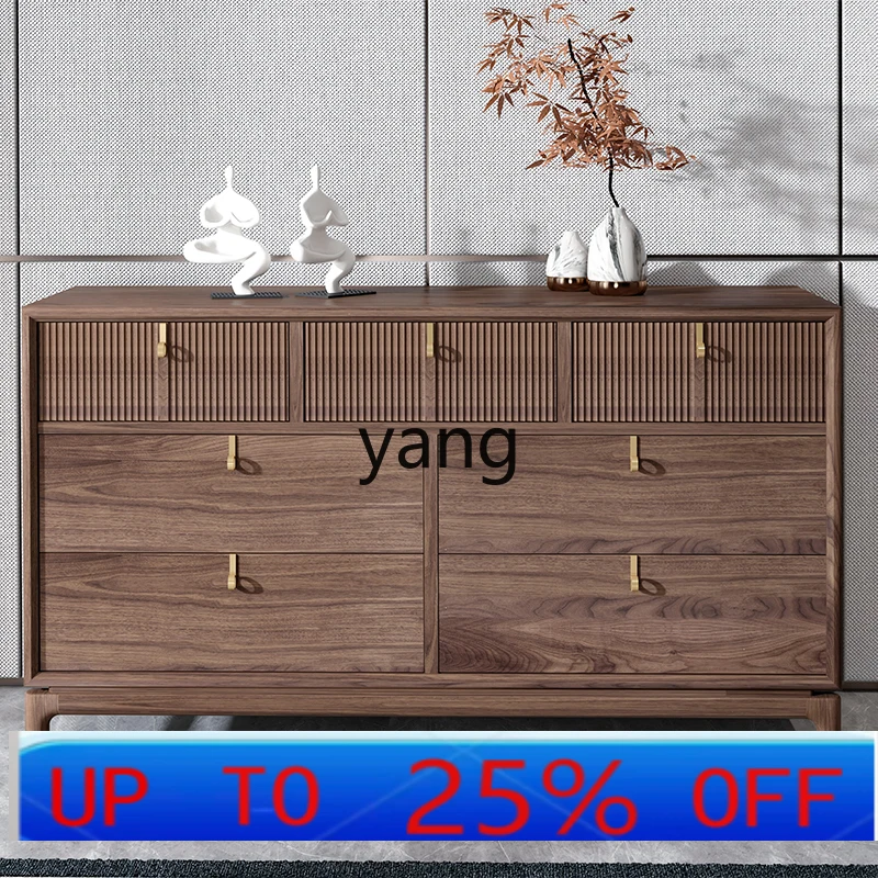 lmm solid wood seven chest cabinet modern simple locker bedroom furniture storage locker