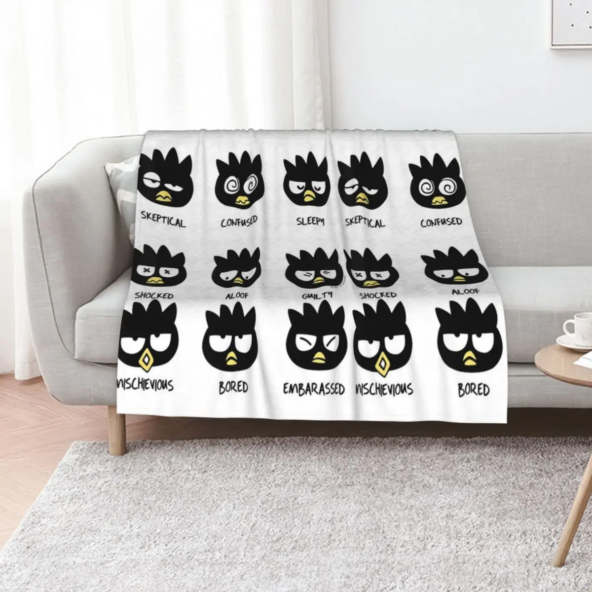 

Bádtz - Máru Different Moods Tee Throw Blanket Quilt Thin christmas gifts Luxury Thicken Blankets