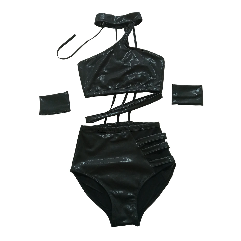 Kindermeisjes Detailhandel En Groothandel Nylon/Lycra Mesh Moderne Dans Ballet Body Suit Training Pak Dansschool Groep Performance