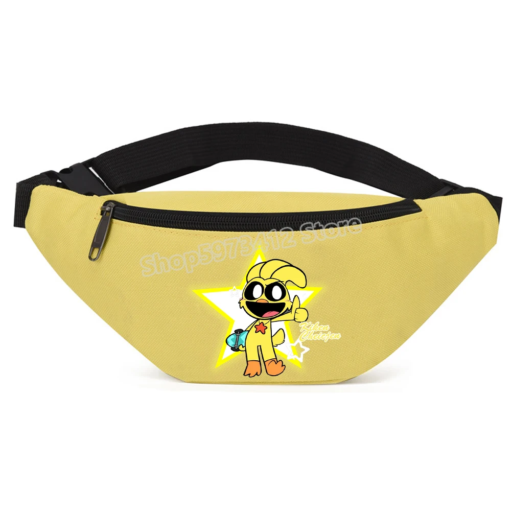 Smiling Critters Single Shoulder Crossbody Bag Waterproof Catnap Men Women Outdoor Chest Cross-body Sports Waist Bag Cartoon