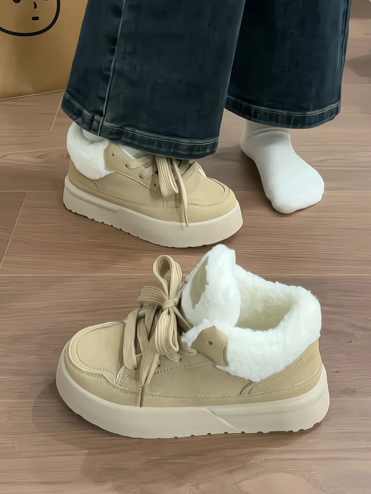 

Faionable Thi Bot Fce Зимние ботинки на подкладке Женские повседневные теплые зимние ботинки из ЭВА на резиновой подошве Удобные oes