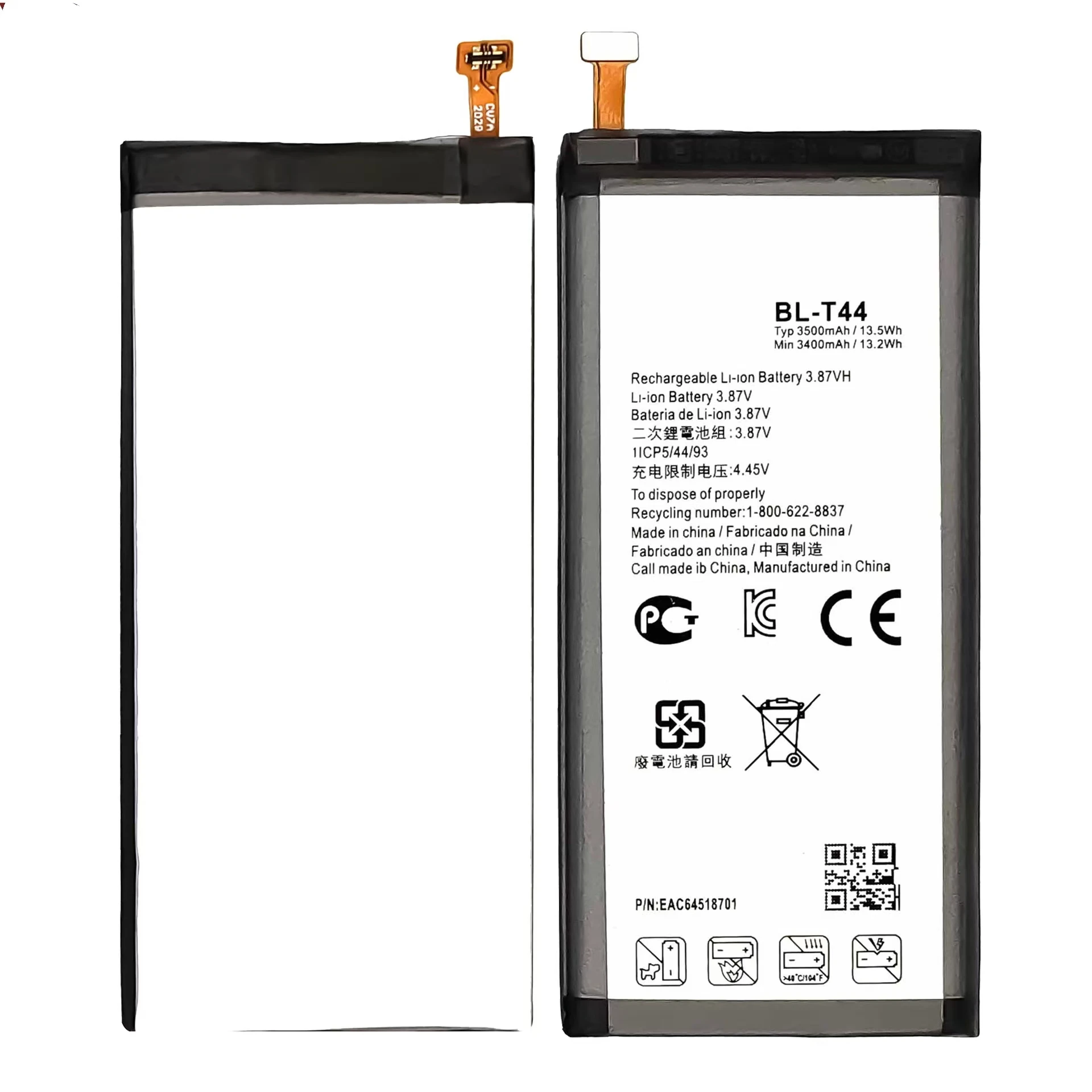 For LG Stylo 5/K50 Q60/K40S BL-T44 Brand new and high quality mobile phone battery with free tools