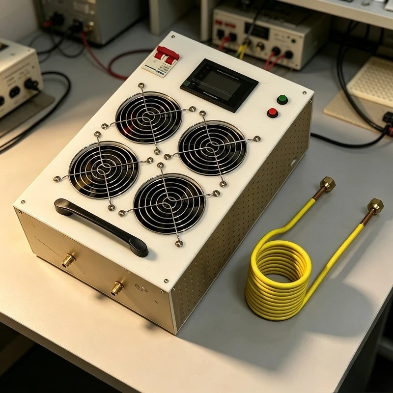 5000W High Frequency Induction Heater Machine Electromagnetic Heating Coil for Metal Melting Furnace