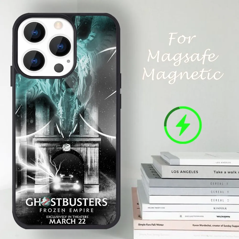 Movie G-Ghostbusters F-Frozen Empire Phone Case For iPhone 14 13 12 11 15 Pro Max Magsafe Magnetic