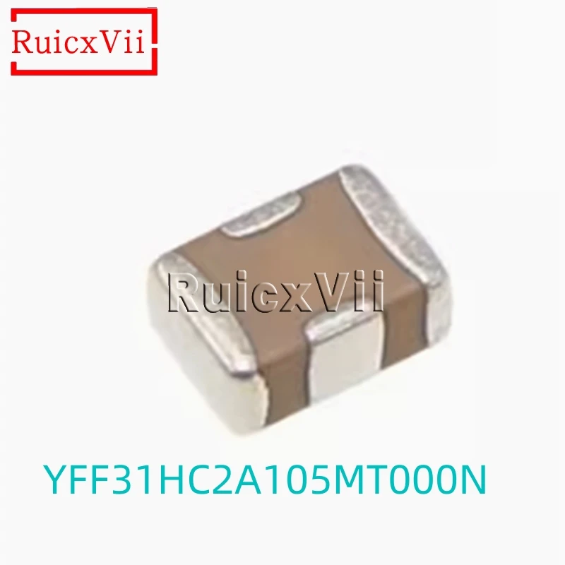 

10pcs 1206 1uF 100V 6A X7S 3216 Chip Three-terminal filter capacitor YFF31HC2A105MT000N EMI Static noise filter New Genuine