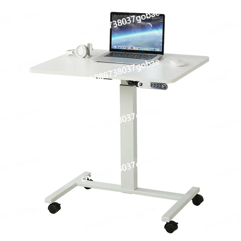 Electric Lifting Table Lifting Standing Removable Computer Desk White