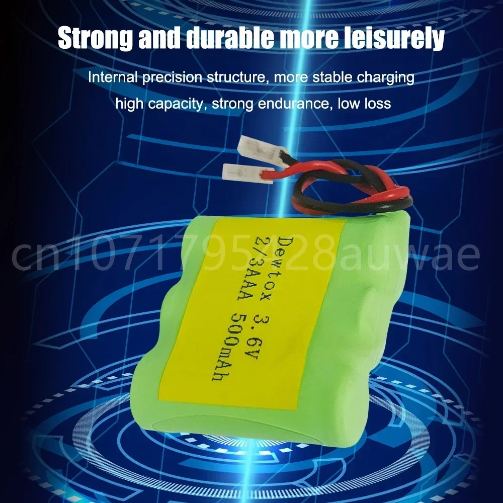 3,6 В 2/3 ААА 500 мАч аккумуляторная батарея Ni-Mh аккумуляторы для аварийного освещения беспроводной телефон сотовый пульт дистанционного управления автомобиль