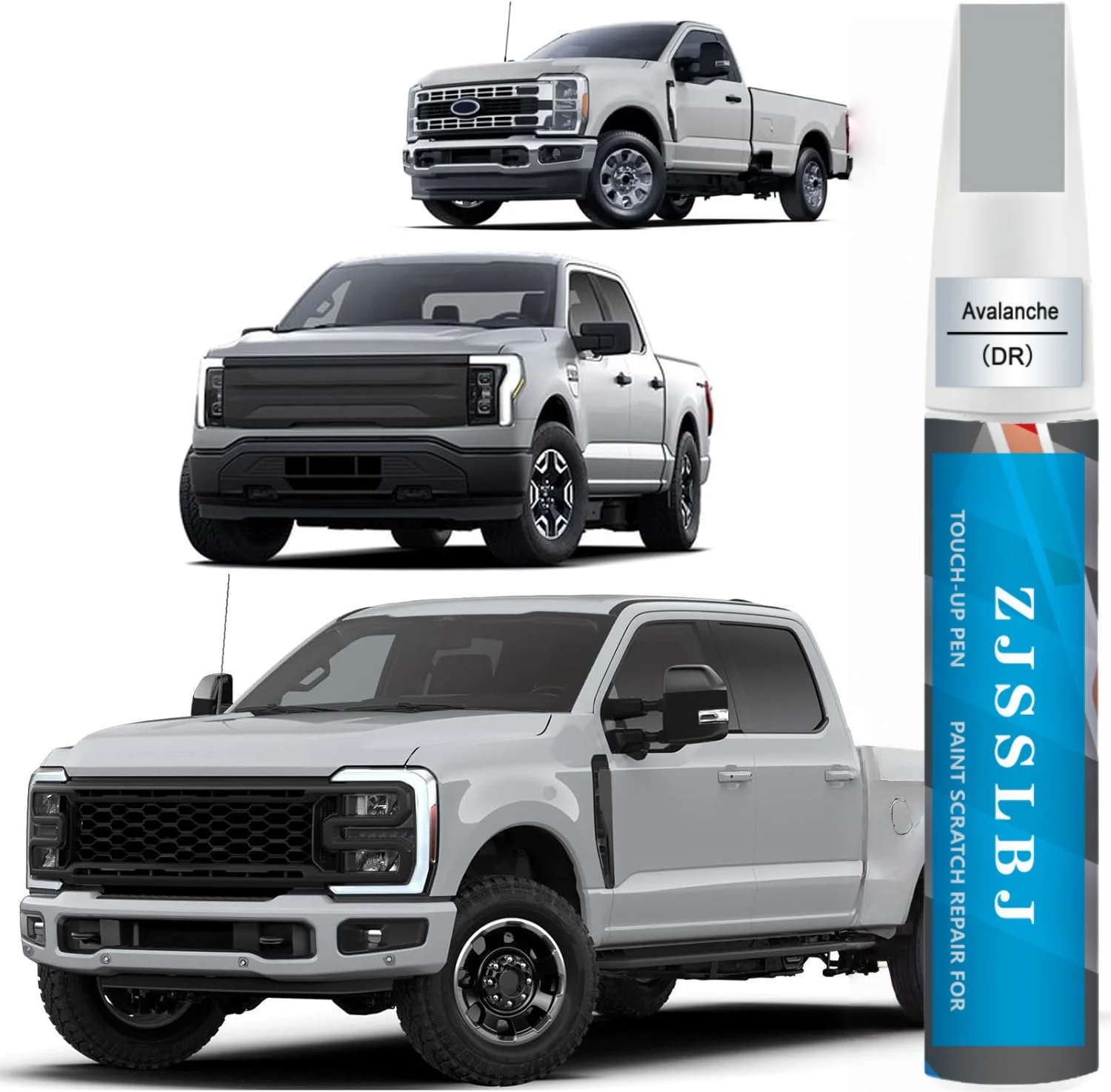 Avalanche(DR) for Ford Touch Up Paint, Car Scratch Remover for Nicks and Chips Repair, 2-In-1 Quick & Easy Fix Car Scratch Repai