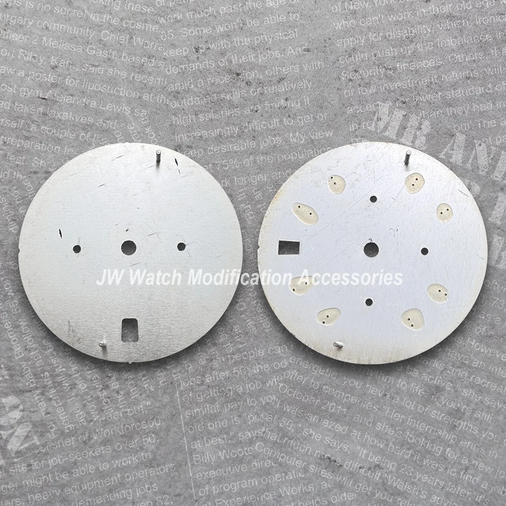 Esfera con logotipo de velocidad S de 32,5mm adecuada para movimiento VK67, accesorios de modificación de reloj de calidad Mattet luminoso verde