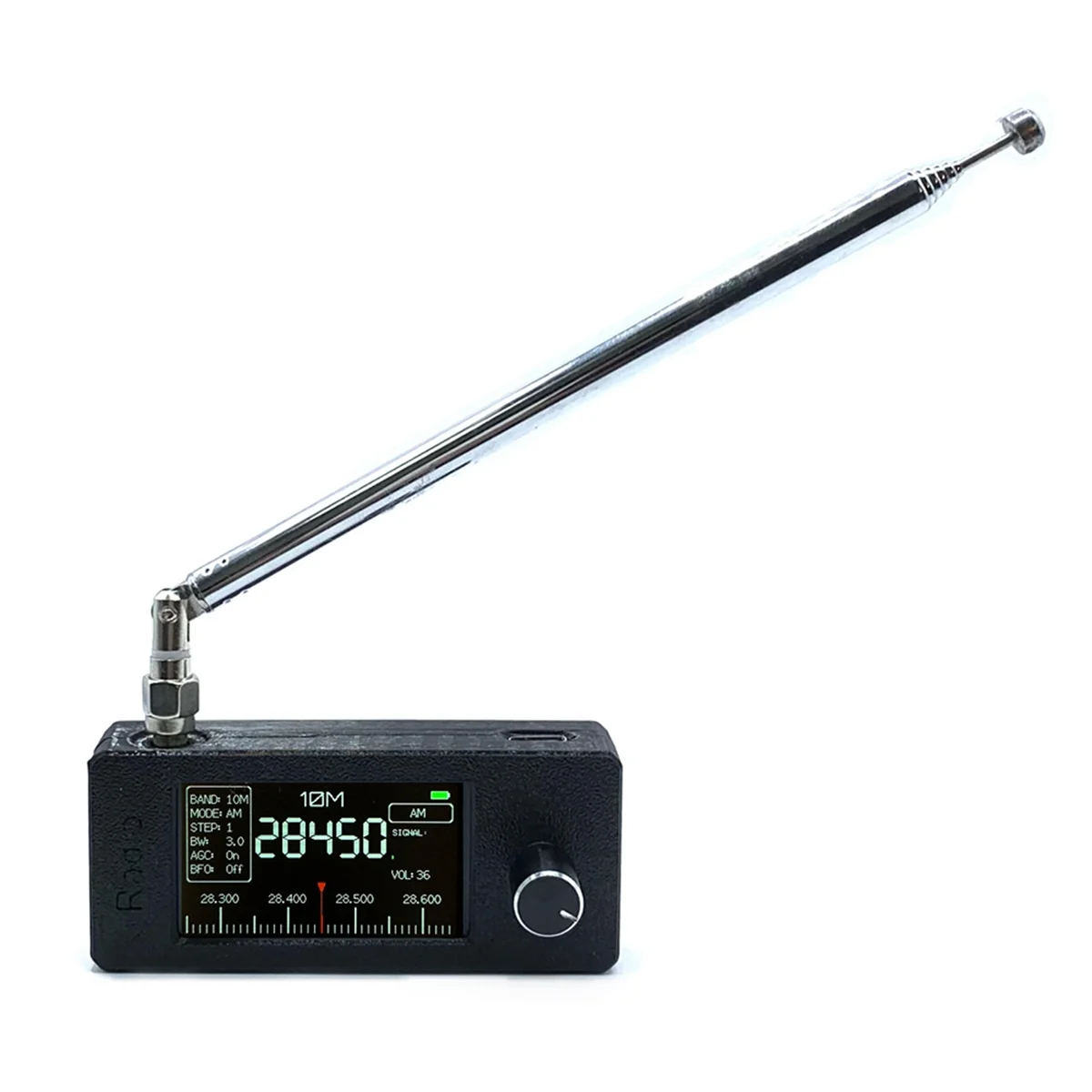 CMCN Nueva radio SI4732 de tamaño de bolsillo de 0,5-108 mhz, receptor, mini radio, antena telescópica ESP32-S3