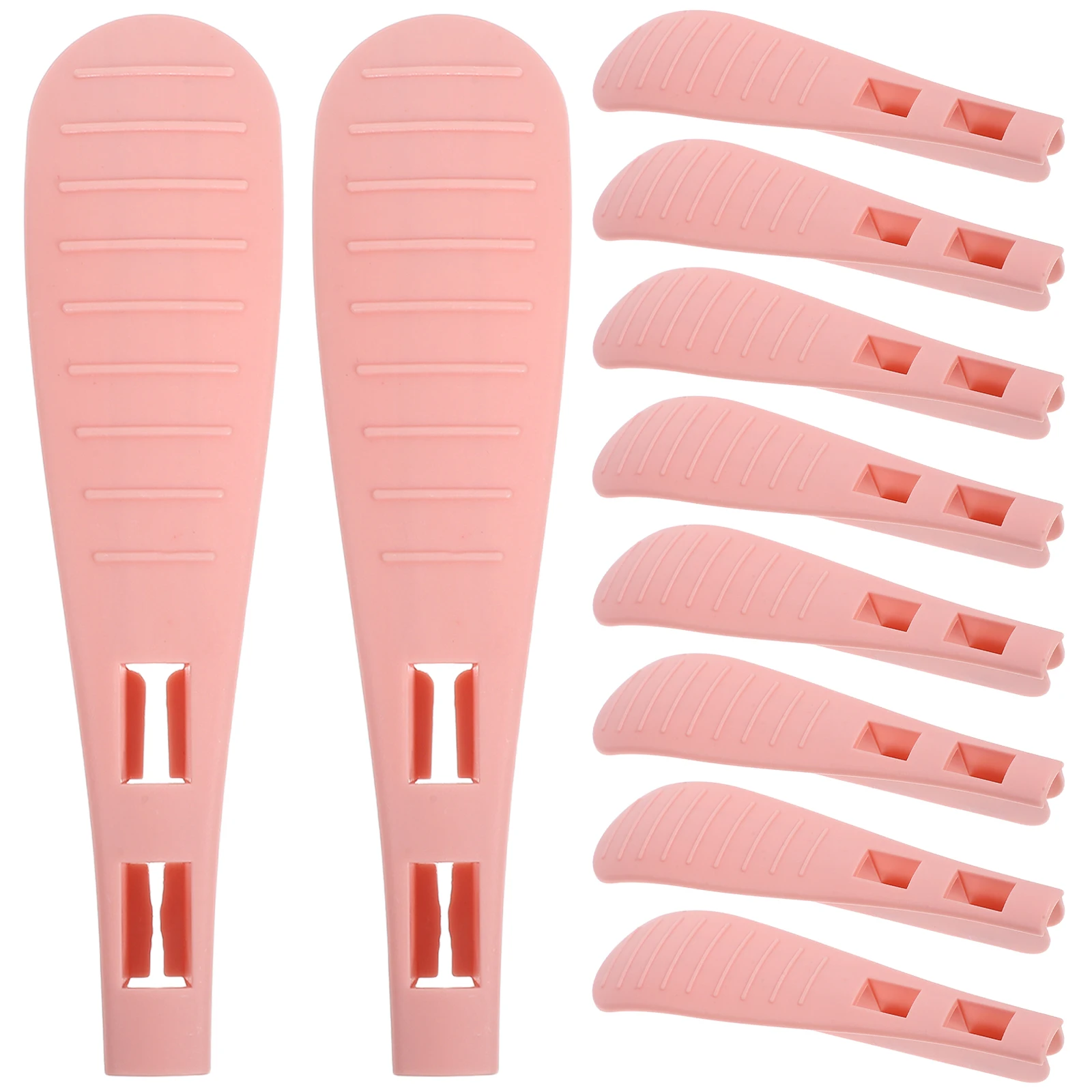 

40pcs Plastic Hangers Shaper Non-Slip Protectors Hanger Support Clothes Hanger Shoulder Guards Wide Shoulder Cushions