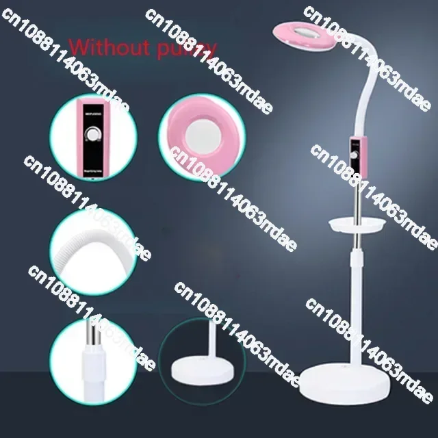 16X Diopter 120 LED Magnifying Floor Stand Lamp Magnifier Glass Cold Ligth Beauty Facial Light for Salon Nail Tattoo 110V 220V