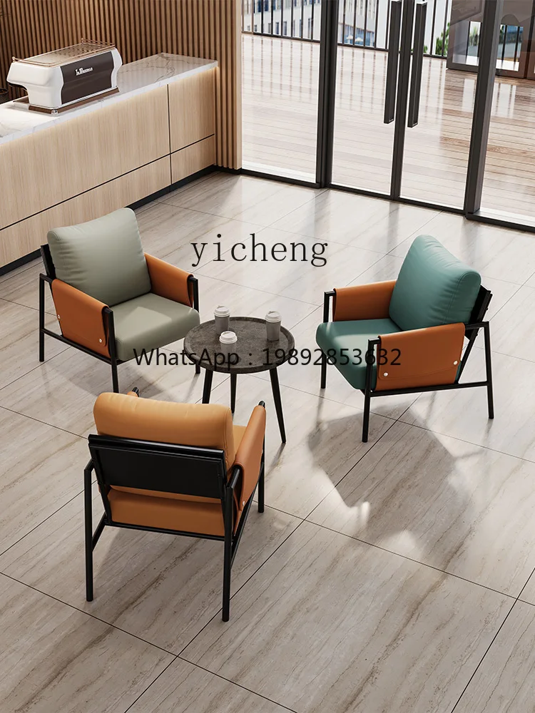 ZZ YY Lazy Sofa Single Balcony Living Room Backrest Leisure Chair Home Modern