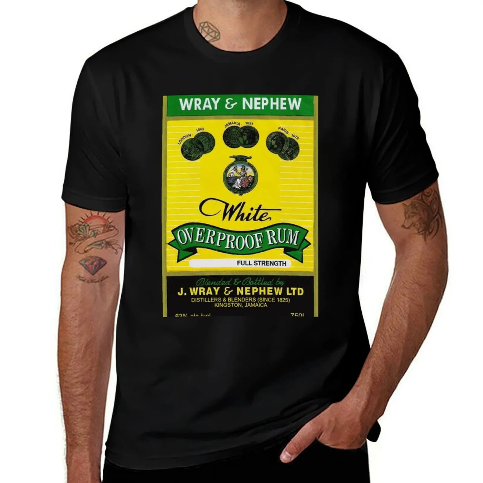 Футболка Wray & Nephew с принтом в городском стиле