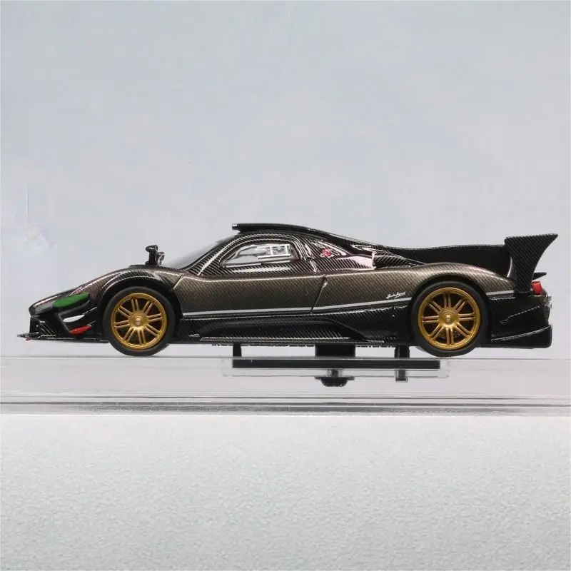 CM Model 1/64 Pagani Zonda Revolucion 01 Gray Carbon  Die-cast Alloy Car model Collection Gift