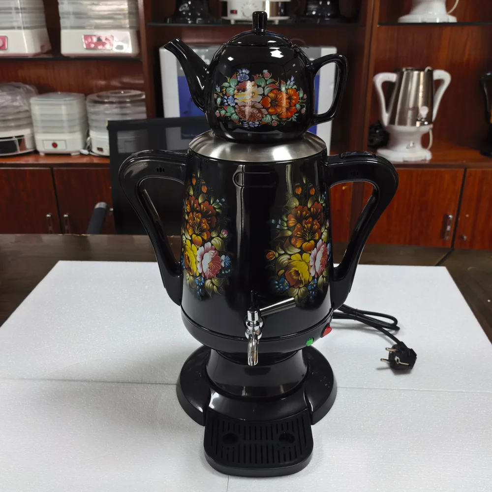Export spray model Russian pot Turkish electric kettle One pot Multi-purpose stainless steel double-layer pot