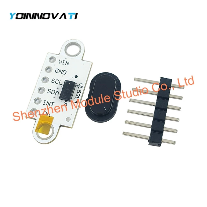 VL53L4CD High Precision Laser Ranging Sensor Module, Professional Time-of-Flight (ToF) Distance Measurement Sensor for Arduino