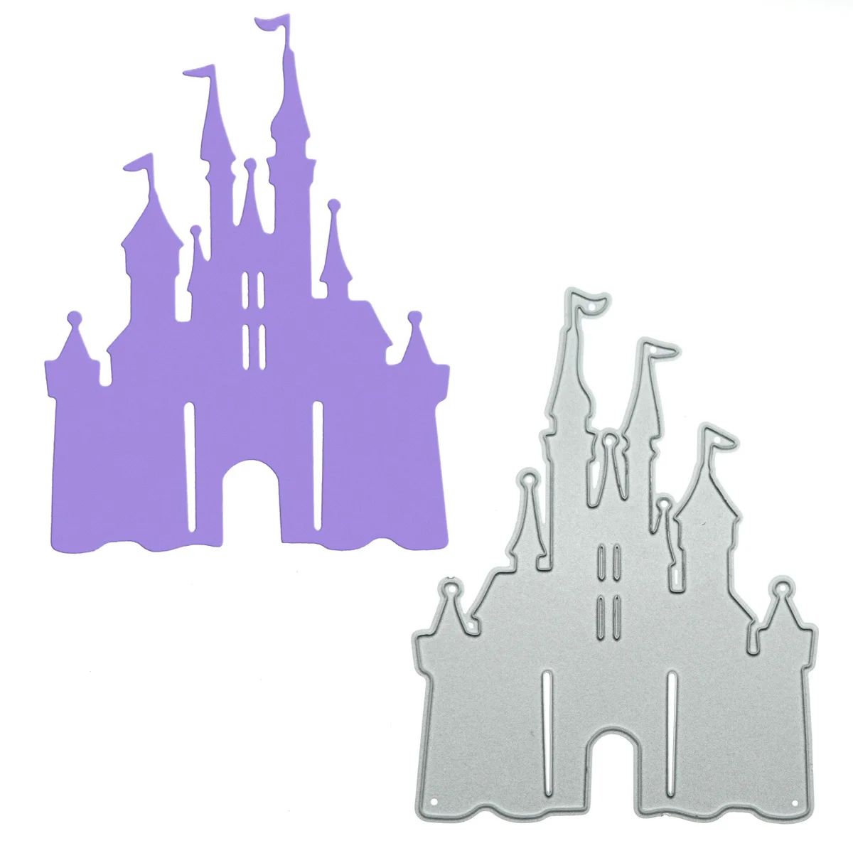 

European Castle Pattern Metal Cutting Die Cutter Scrapbooking Material DIY Photo Album Clipart Decorating Paper Punch Stencil