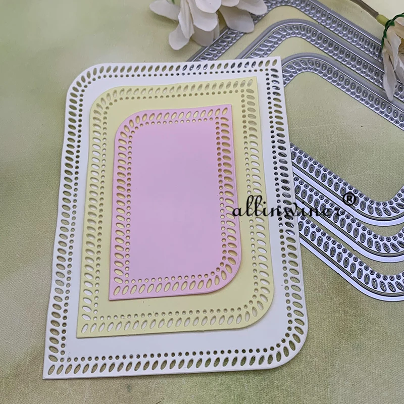 New Irregular garland frame DIY Craft Metal Cutting Die Scrapbook Embossed Paper Card Album Craft Template Stencil Dies