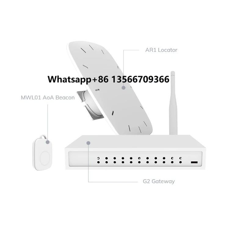 

AoA Starter Kit Wireless Bluetooth Rtls Tracking Indoor Positioning System Ble Aoa Beacon IoT Gateway For Data Acquisition